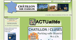 Desktop Screenshot of chatillonsurcluses.fr